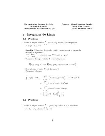 1 Integrales de Linea - Ladyada.usach.cl