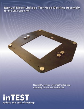 Docking Test Head Dock For ETS-364 - InTest Corporation