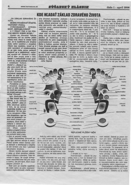 SÃºÄanskÃ½ hlÃ¡snik 2006 ÄÃ­slo 1 (pdf)