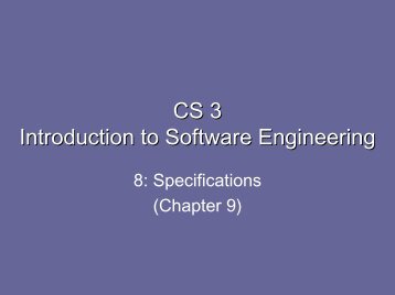 specifications - Caltech