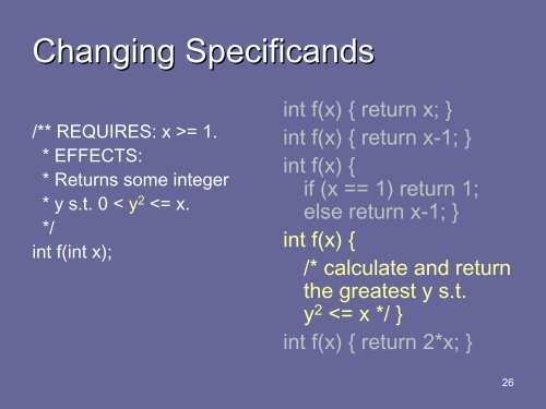 specifications - Caltech