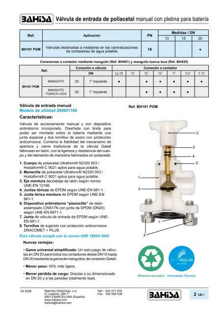 valvula esfera contador antifraude entrada brida orientable