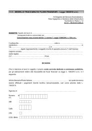 10.9 â MODELLO TRACCIABILITA' FLUSSI FINANZIARI â Legge ...