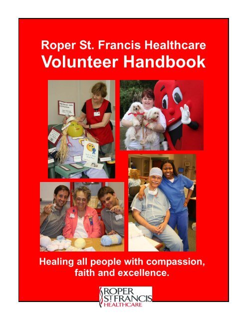 Volunteer Handbook - Roper St. Francis Healthcare