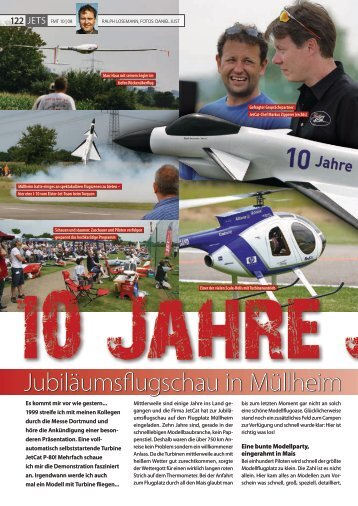 Jubiläumsflugschau in Müllheim