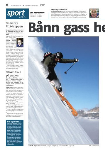 Romsdals Budstikke 16.februar 2007 - Norsk Skialpinisme