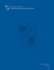 Informe anual 2009 - Banque Privée Edmond de Rothschild