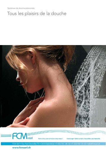 Hansgrohe / catalogue des douches de massage - FCM Sarl