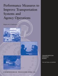 Conference Proceedings 26 - Transportation Research Board