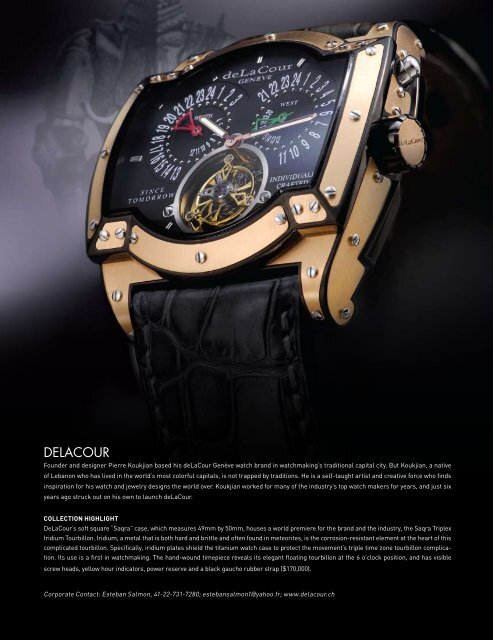 Delacour swiss deals automatic