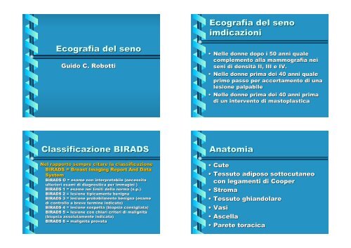 Esame ecografico del seno - L'Eco della SUMSI