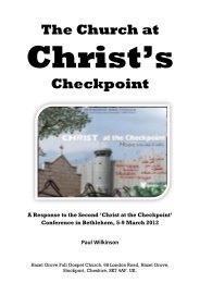 The Church at Christ's Checkpoint - Rapture Ready