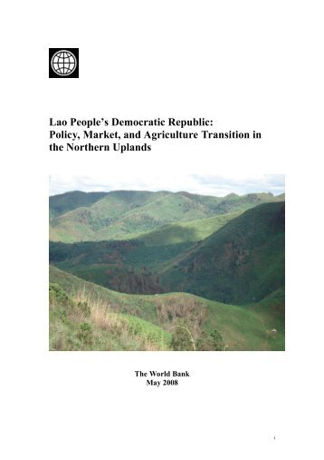 Lao People's Democratic Republic: Policy, Market, and ... - LAD - nafri