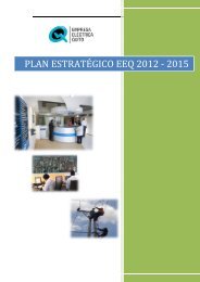 PLAN ESTRATÃGICO EEQ 2012 - 2015 - Empresa ElÃ©ctrica Quito