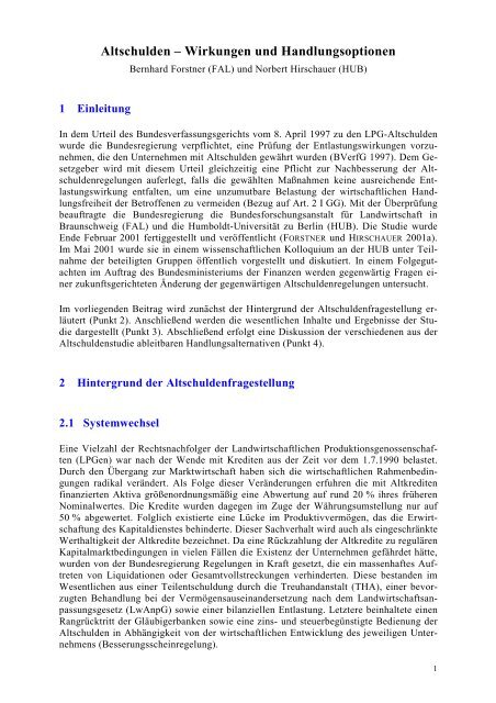 Altschulden - Wirkungen und Handlungsoptionen - Heft 8/2009 S. 314