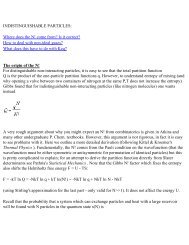 INDISTINGUISHABLE PARTICLES: Where does the N! come from ...