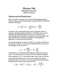 Discussion Note #25: Mutual and Self Inductance