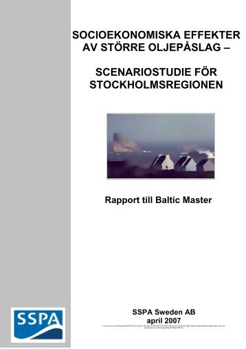 SSPA Rapport Nr 2006 4238-1 - Baltic Master II
