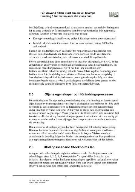 SSPA Rapport Nr 2006 4238-1 - Baltic Master II