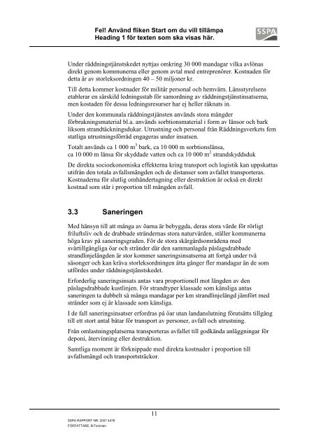 SSPA Rapport Nr 2006 4238-1 - Baltic Master II