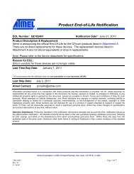 Product End-of-Life Notification - Ineltek