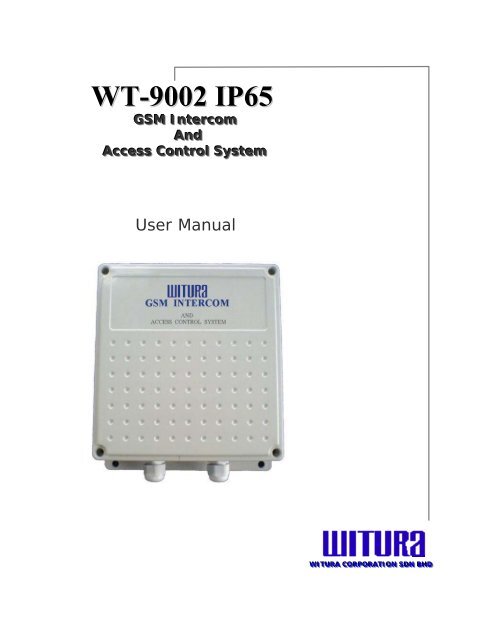 WT-9002 IP65 - Witura