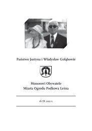 Państwo Justyna i Władysław Gołąbowie - Podkowa Leśna, Urząd ...