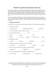 Appendix A: Parent-Teacher Interaction Survey