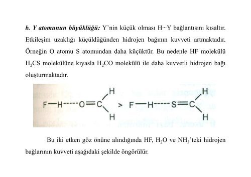 ikincil kimyasal etkileşimler - E-Universite