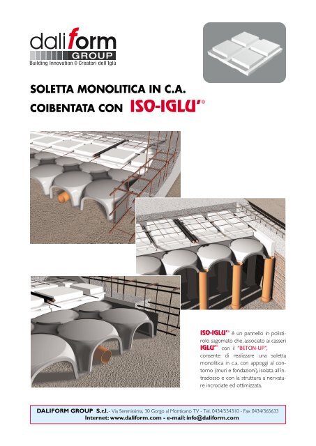 soletta monolitica in ca coibentata con iso-iglu - Edilportale