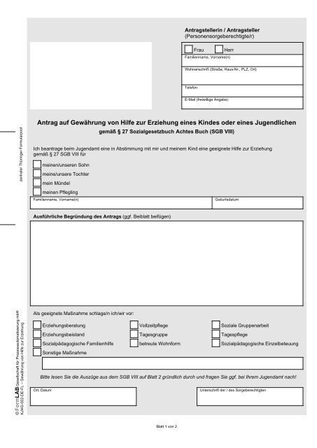 Antrag Auf Erhöhung Der Pfändungsfreigrenze Gemäß 850 F Zpo Antrag auf GewÃ¤hrung von Hilfe zur Erziehung eines Kindes oder