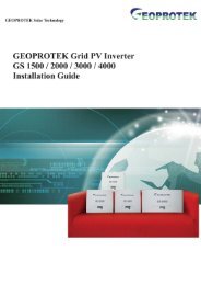 Geoprotek 1.5kW - Solar Energy Australia