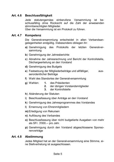 Statuten - Friesenpferde Verband CH