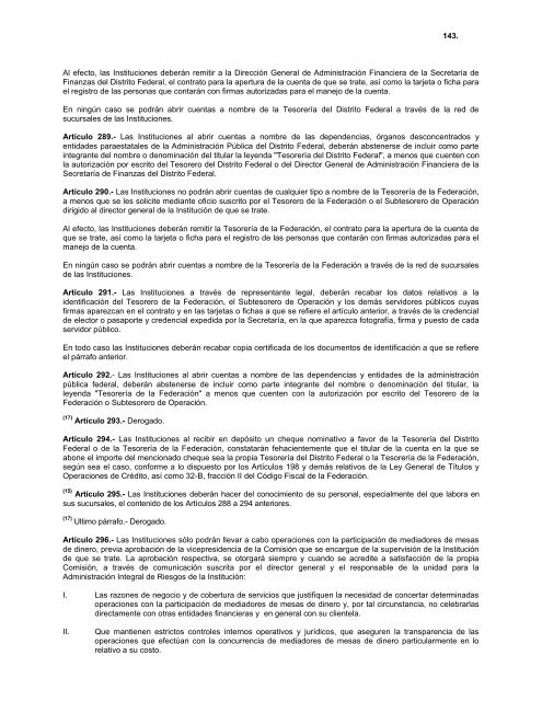 Circular 1/2006 emitida por el Banco de MÃ©xico - Bansefi