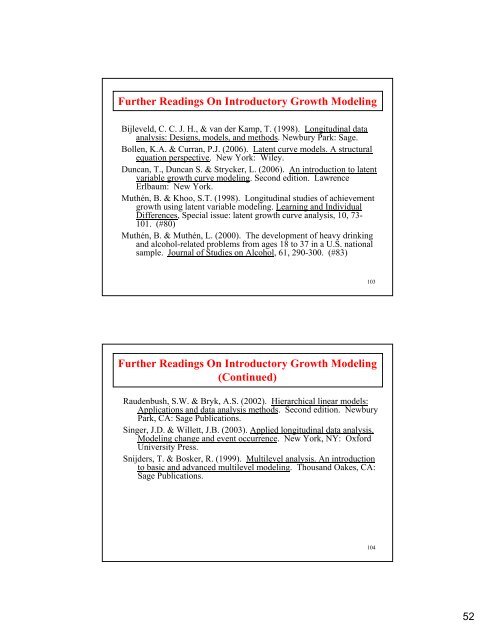 Introductory And Intermediate Growth Models - Mplus