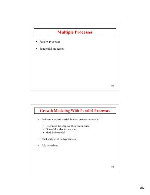 Introductory And Intermediate Growth Models - Mplus