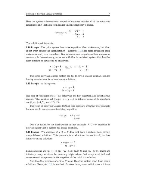 Linear Algebra