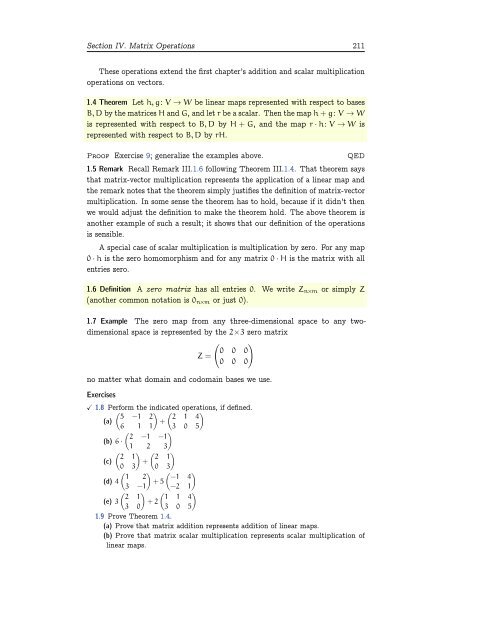 Linear Algebra