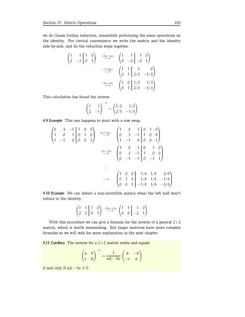 Linear Algebra