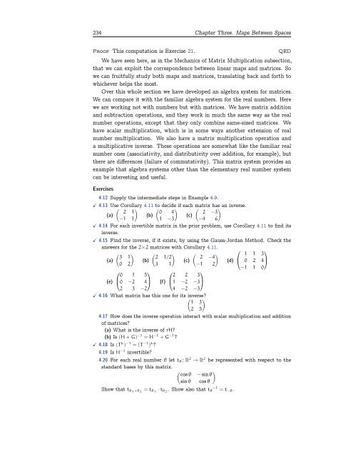 Linear Algebra