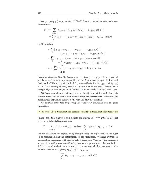 Linear Algebra