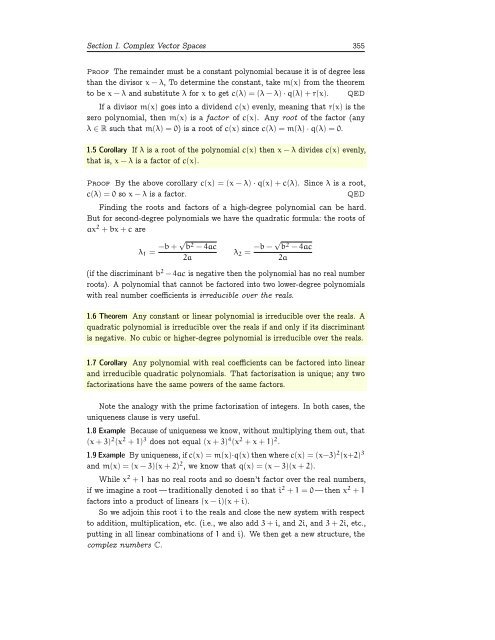 Linear Algebra