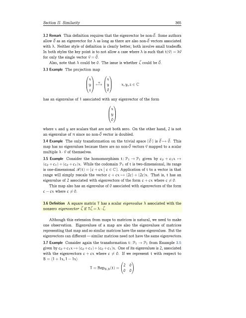 Linear Algebra