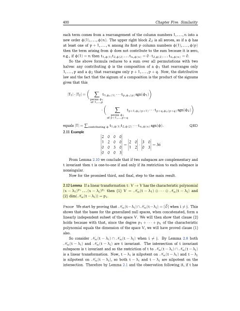 Linear Algebra