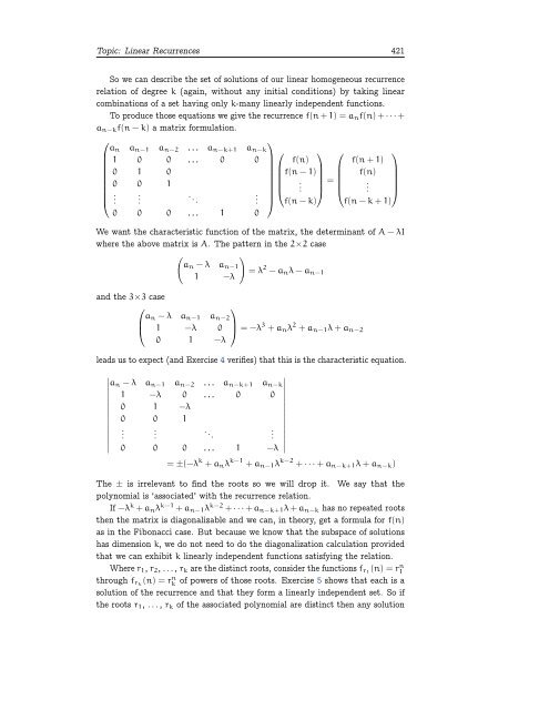 Linear Algebra