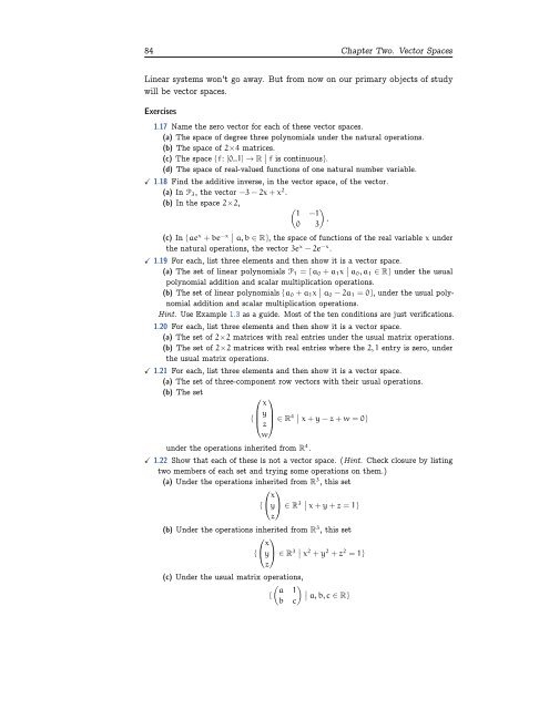 Linear Algebra