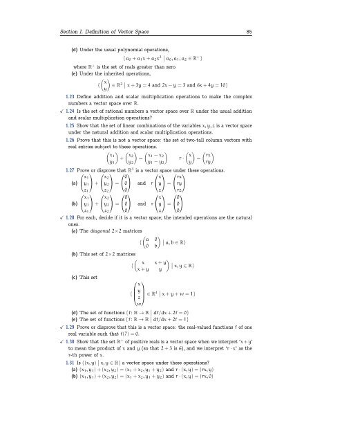 Linear Algebra