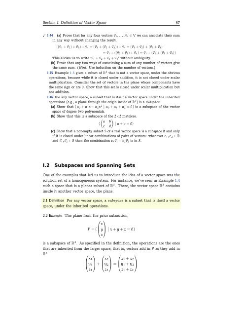 Linear Algebra