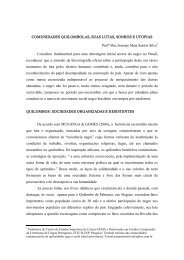 Comunidades quilombolas, suas lutas, sonhos e utopias