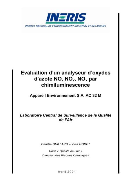 D. GUILLARD – Y. GODET - LCSQA